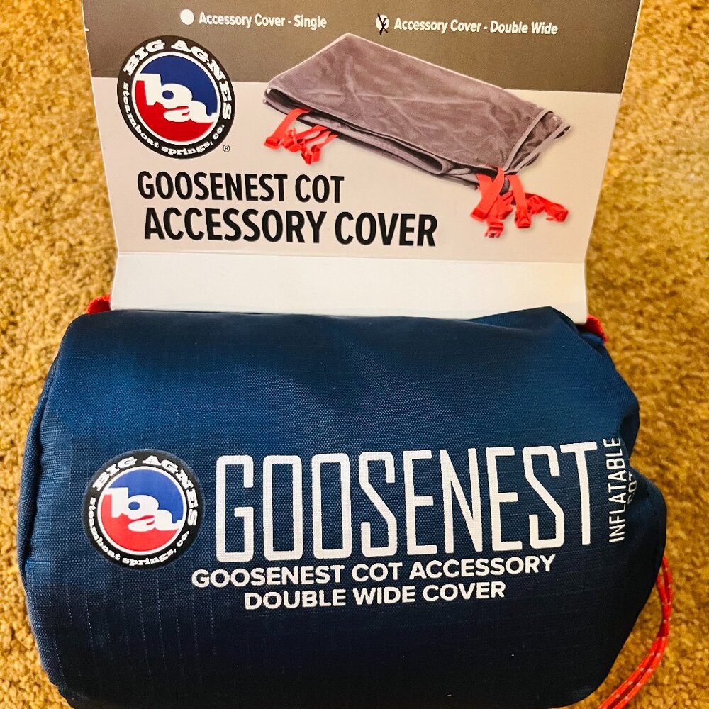 BIG AGNES Goosenest Cot Accessory Cover- Double Wide-  NWT